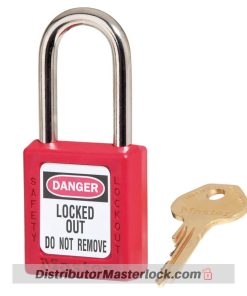 Distributor MASTER LOCK 410RED ZENEX SAFETY PADLOCKS, Jual MASTER LOCK 410RED ZENEX SAFETY PADLOCKS