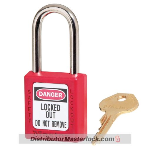 Distributor MASTER LOCK 410RED ZENEX SAFETY PADLOCKS, Jual MASTER LOCK 410RED ZENEX SAFETY PADLOCKS