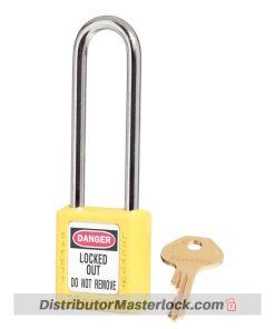 Distributor MASTER LOCK 410LTYLW ZENEX SAFETY PADLOCKS, Jual MASTER LOCK 410LTYLW ZENEX SAFETY PADLOCKS