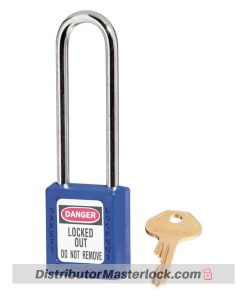 Distributor MASTER LOCK 410LTBLU ZENEX SAFETY PADLOCKS, Jual MASTER LOCK 410LTBLU ZENEX SAFETY PADLOCKS