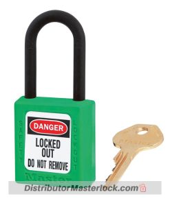 Distributor MASTER LOCK 406GRN ZENEX SAFETY PADLOCKS, Jual MASTER LOCK 406GRN ZENEX SAFETY PADLOCKS