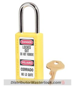 Distributor MASTER LOCK 411YLW ZENEX SAFETY PADLOCKS, Jual MASTER LOCK 411YLW ZENEX SAFETY PADLOCKS