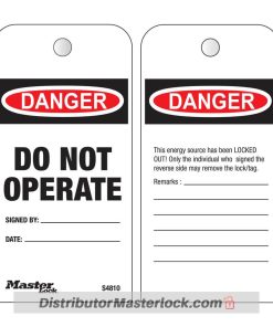 Distributor MASTER LOCK S4810 BOXED ROLL OF TAGS, Jual MASTER LOCK S4810 BOXED ROLL OF TAGS