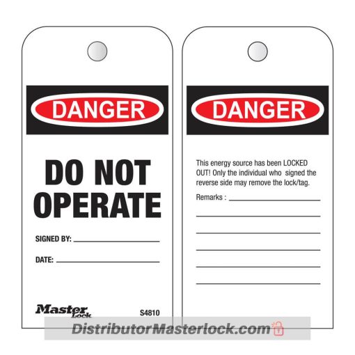 Distributor MASTER LOCK S4810 BOXED ROLL OF TAGS, Jual MASTER LOCK S4810 BOXED ROLL OF TAGS