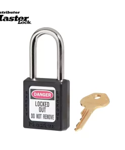 Master Lock 410BLK Zenex™ Thermoplastic Safety Padlock