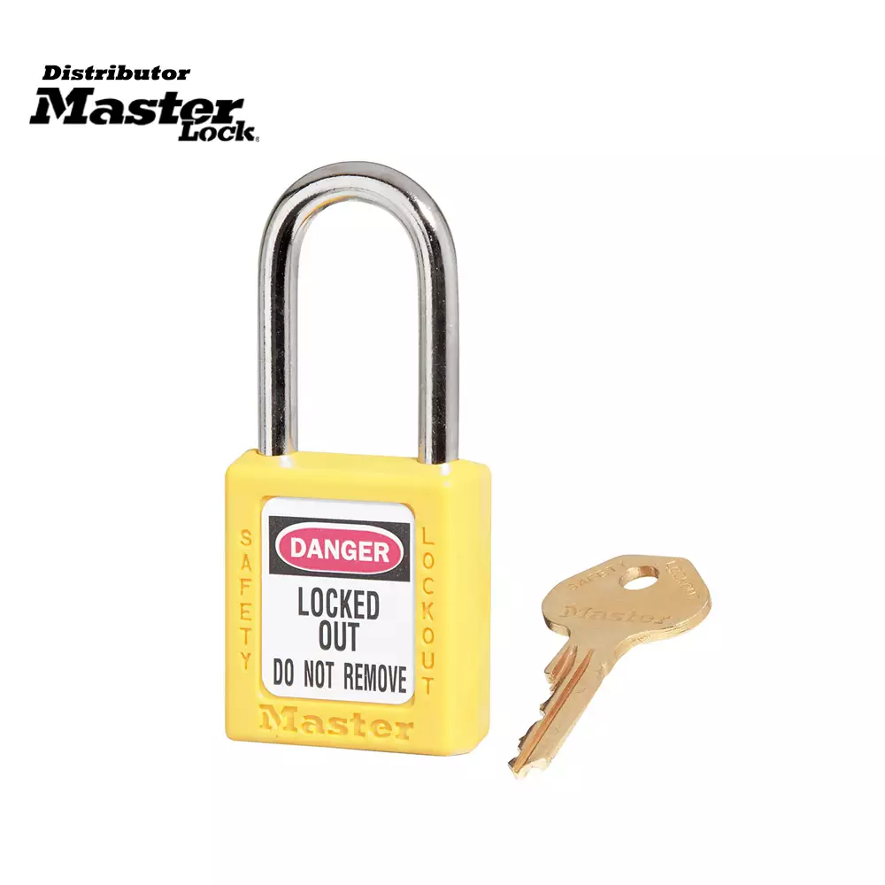 Master Lock 410YLW Zenex™ Thermoplastic Safety Padlock