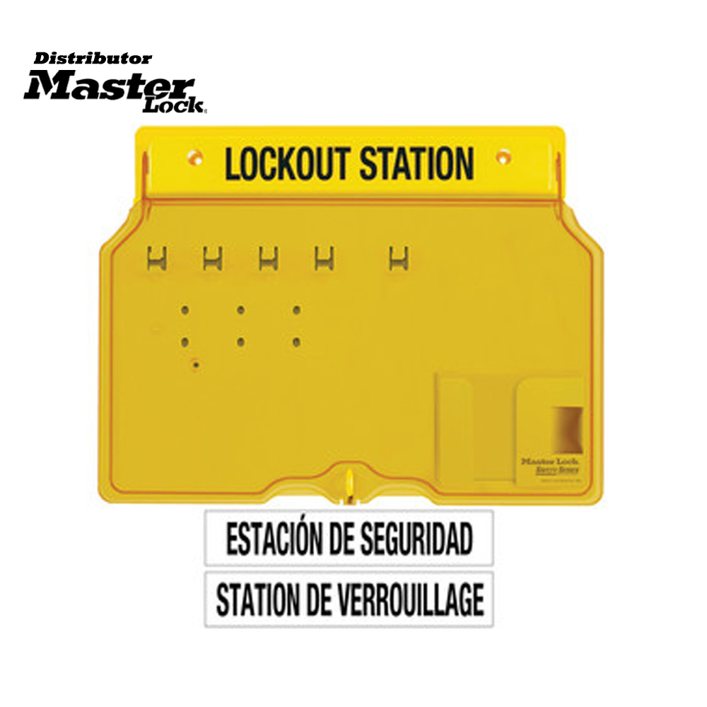 Master Lock 1482B Wall Mounted Lockout Station