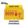 Master Lock 1482BP410 Wall Mounted Lockout Station