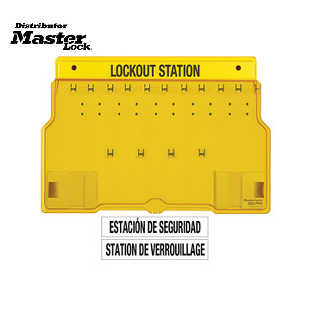Master Lock 1483B Wall Mounted Lockout Station