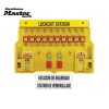 Master Lock 1483BP410 Wall Mounted Lockout Station