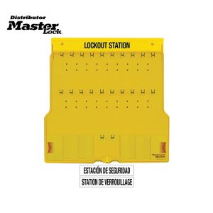 Master Lock 1484B Wall Mounted Lockout Station