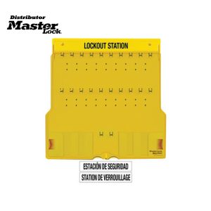 Master Lock 1484B Wall Mounted Lockout Station