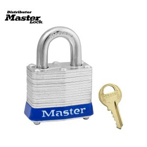 Master Lock 3KABLU Laminated Steel Safety Padlocks