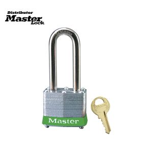 Master Lock 3KALHGRN Laminated Steel Safety Padlocks