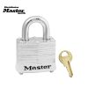 Master Lock 3KAMKWHT Laminated Steel Safety Padlocks