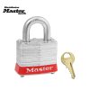 Master Lock 3KARED Laminated Steel Safety Padlocks