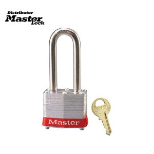 Master Lock 3LHRED Laminated Steel Safety Padlocks