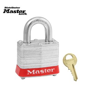 Master Lock 3MKRED Laminated Steel Safety Padlocks