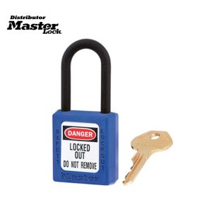 Master Lock 406KABLU Zenex™ Thermoplastic Safety Padlock