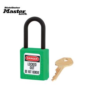 Master Lock 406KAGRN Zenex™ Thermoplastic Safety Padlock