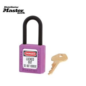 Master Lock 406KAMKPRP Zenex™ Thermoplastic Safety Padlock