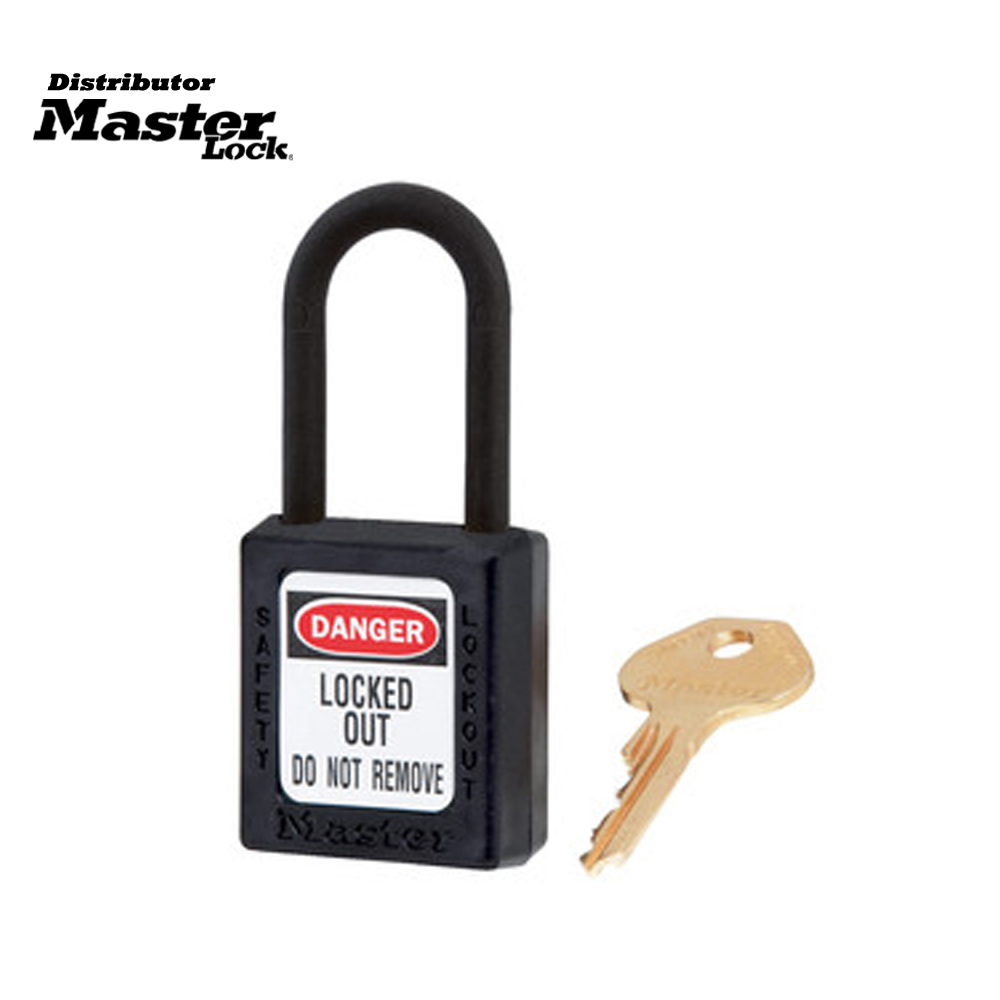 Master Lock 406KAMKW417BLK Zenex™ Thermoplastic Safety Padlock