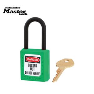 Master Lock 406KAMKW417GRN Zenex™ Thermoplastic Safety Padlock