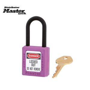 Master Lock 406KAMKW417PRP Zenex™ Thermoplastic Safety Padlock