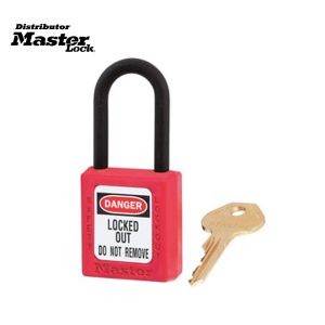 Master Lock 406KARED Zenex™ Thermoplastic Safety Padlock