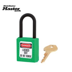 Master Lock 406KAW400GRN Zenex™ Thermoplastic Safety Padlock