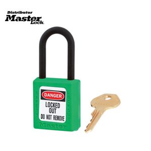 Master Lock 406MKGRN Zenex™ Thermoplastic Safety Padlock