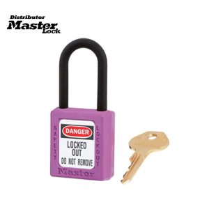 Master Lock 406MKPRP Zenex™ Thermoplastic Safety Padlock