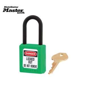 Master Lock 406MKW417GRN Zenex™ Thermoplastic Safety Padlock