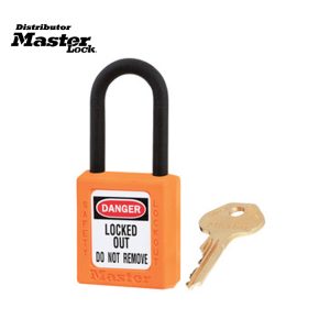 Master Lock 406MKW417ORJ Zenex™ Thermoplastic Safety Padlock