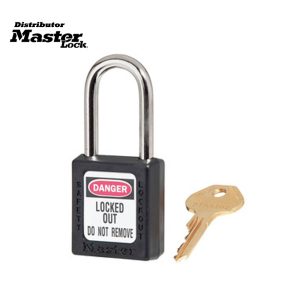 Master Lock 410BLK Zenex™ Thermoplastic Safety Padlock