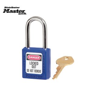 Master Lock 410KABLU Zenex™ Thermoplastic Safety Padlock