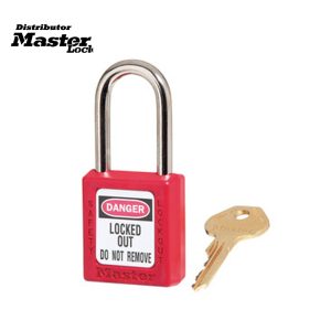 Master Lock 410KAMKW417RED Zenex™ Thermoplastic Safety Padlock