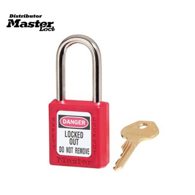 Master Lock 410KARED Zenex™ Thermoplastic Safety Padlock