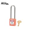 Master Lock 410MKLTW417ORJ Zenex™ Thermoplastic Safety Padlock