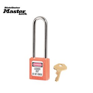Master Lock 410MKLTW417ORJ Zenex™ Thermoplastic Safety Padlock