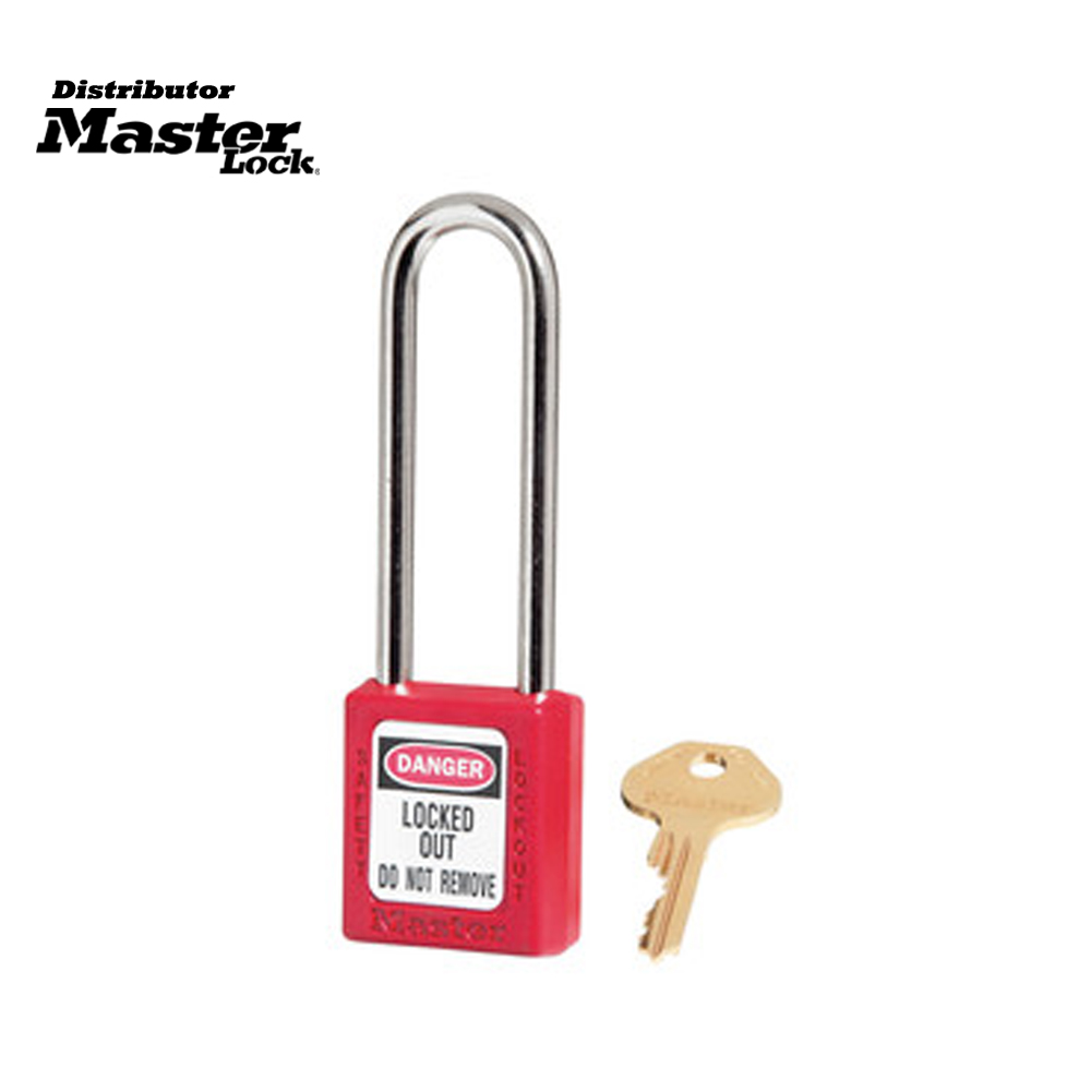 Master Lock 410MKLTW417RED Zenex™ Thermoplastic Safety Padlock