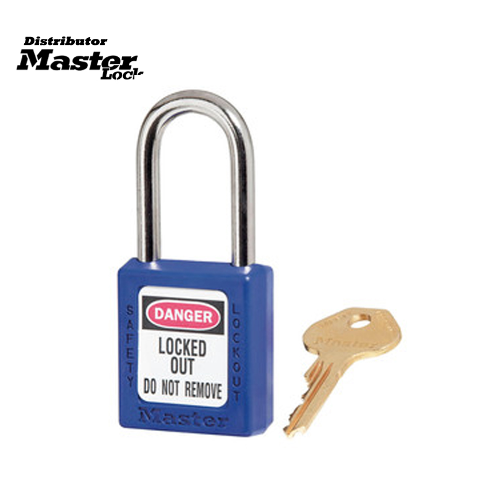 Master Lock 410KAMKW417BLU Zenex™ Thermoplastic Safety Padlock