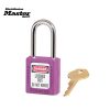 Master Lock 410MKW417PRP Zenex™ Thermoplastic Safety Padlock