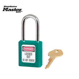 Master Lock 410MKW417TEAL Zenex™ Thermoplastic Safety Padlock