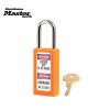 Master Lock 411KAMKW417ORJ Zenex™ Thermoplastic Safety Padlock