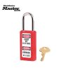 Master Lock 411KAMKW417RED Zenex™ Thermoplastic Safety Padlock