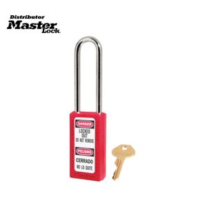Master Lock 411LTRED Zenex™ Thermoplastic Safety Padlock