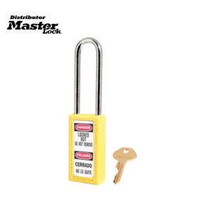 Master Lock 411LTYLW Zenex™ Thermoplastic Safety Padlock
