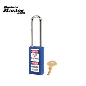 Master Lock 411MKLTW417BLU Zenex™ Thermoplastic Safety Padlock