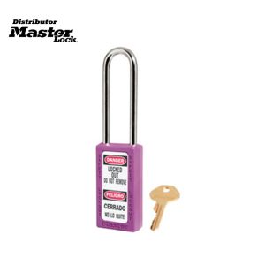 Master Lock 411MKLTW417PRP Zenex™ Thermoplastic Safety Padlock
